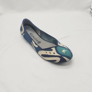 Rothy’s Moroccan Blue Flats RARE